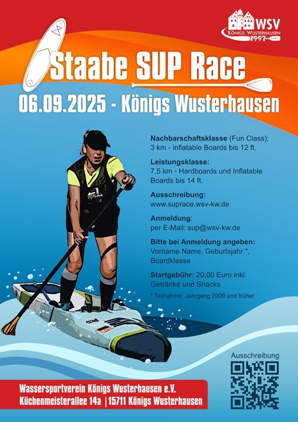 Staabe SUP Race am 06.09.2025 in KW