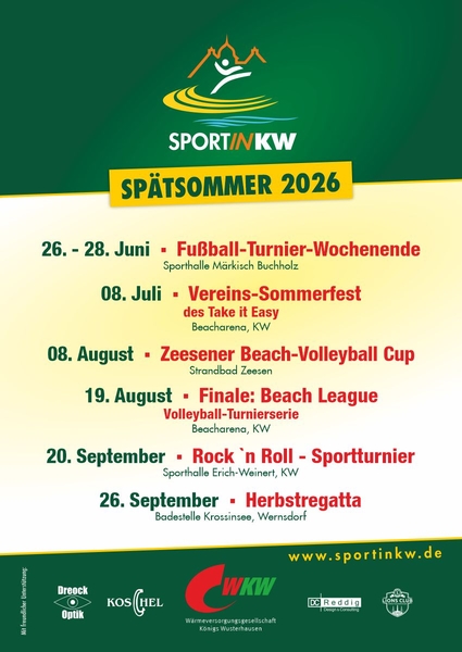 Sp&auml;tsommer-Plakat 2026